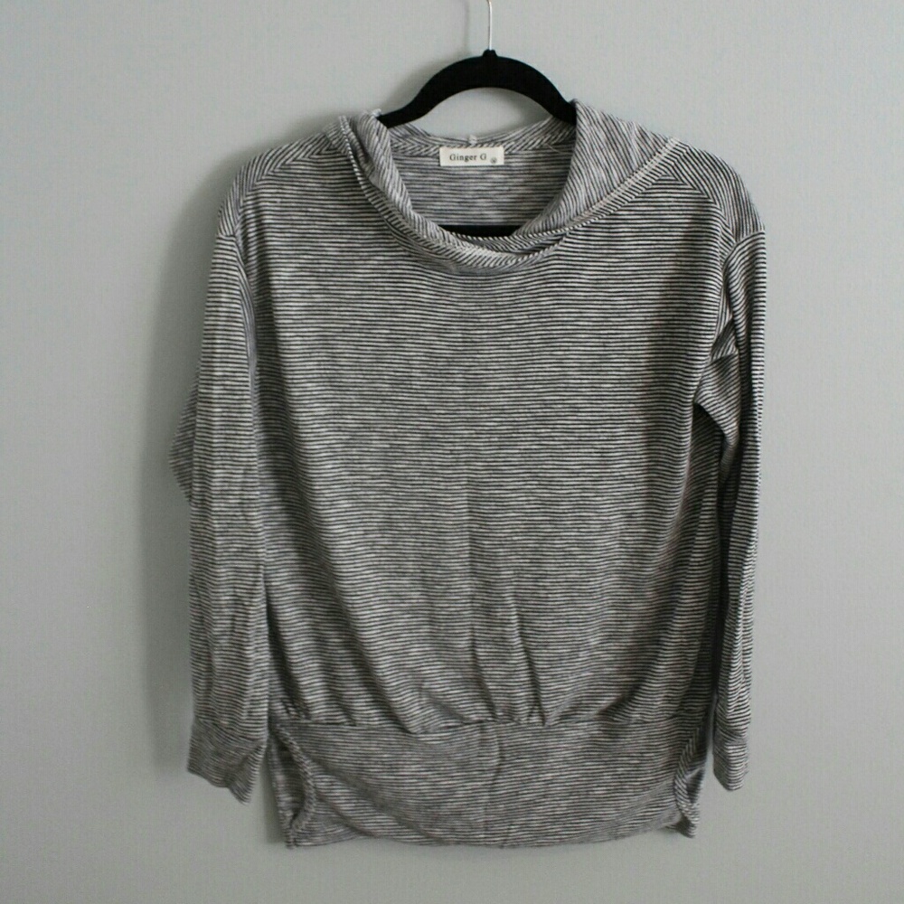 Striped hoodie/sweatshirt